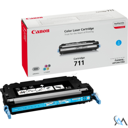 Original Canon 1659B002/711C Tonerkartusche cyan, 6.000 Seiten