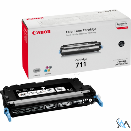 Original Canon 1660B002/711BK Tonerkartusche schwarz, 6.000 Seiten