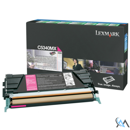 Original Lexmark C5340MX Toner-Kit magenta extra High-Capacity return program, 7.000 Seiten/5%