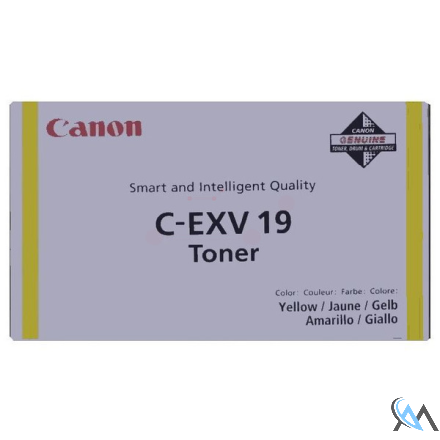 Original Canon 0400B002/C-EXV19 Toner gelb, 16.000 Seiten