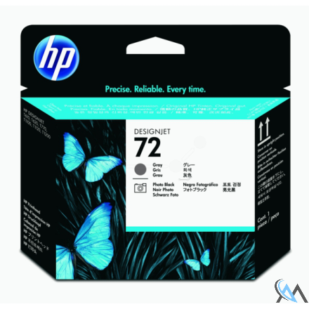 Original HP C9380A/72 Druckkopf grau + schwarz