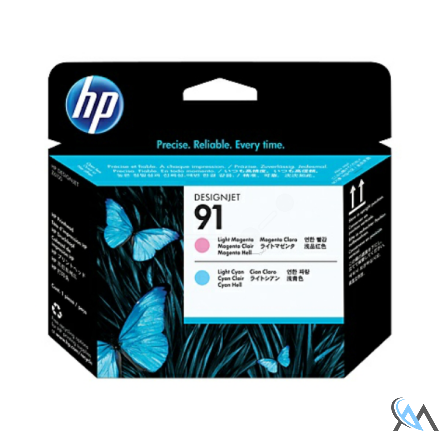 Original HP C9462A/91 Druckkopfpatrone magenta hell + cyan hell