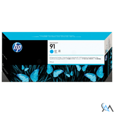 Original HP C9467A/91 Tintenpatrone cyan 775ml