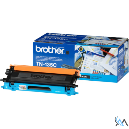 Original Brother TN-135C Toner cyan High-Capacity, 4.000 Seiten ISO/IEC 19798