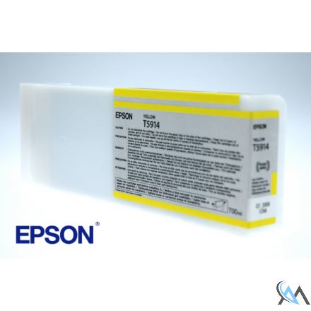 Original Epson C13T591400/T5914 Tintenpatrone gelb 700ml