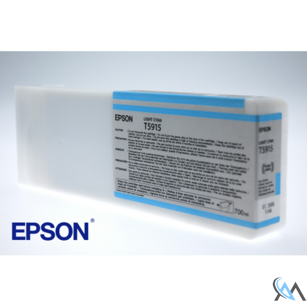 Original Epson C13T591500/T5915 Tintenpatrone cyan hell 700ml