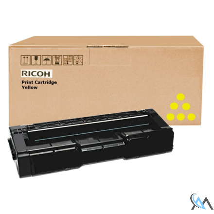 Original Ricoh 406482/SPC310HE Toner gelb High-Capacity, 6.000 Seiten/5%