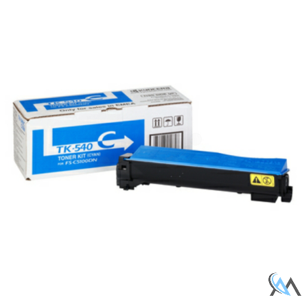 Original Kyocera 1T02HLCEU0/TK-540C Toner cyan, 4.000 Seiten/5%