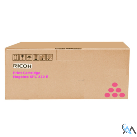 Original Ricoh 406099/SPC220E Toner magenta, 2.000 Seiten ISO/IEC 19798