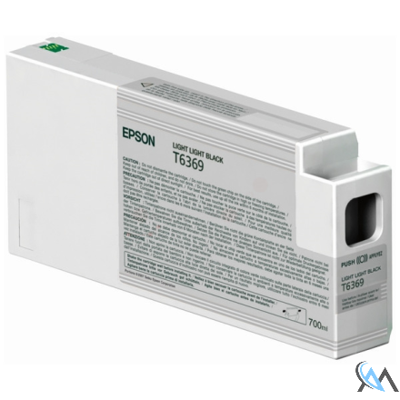 Original Epson C13T636900/T6369 Tintenpatrone schwarz hell 700ml