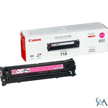 Original Canon 1978B002/716M Tonerkartusche magenta, 1.500 Seiten/5%