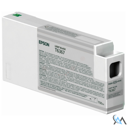 Original Epson C13T636700/T6367 Tintenpatrone schwarz hell 700ml