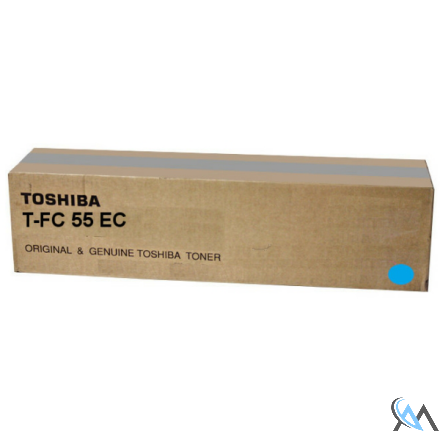 Original Toshiba 6AK00000114/T-FC55EC Toner cyan, 26.500 Seiten/6%