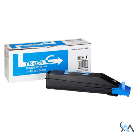 Original Kyocera 1T02H7CEU0/TK-855C Toner cyan, 18.000 Seiten/5%