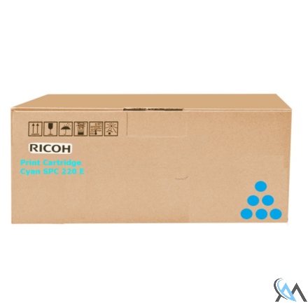 Original Ricoh 406097/SPC220E Toner cyan, 2.000 Seiten/5%