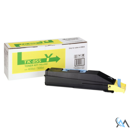 Original Kyocera 1T02H7AEU0/TK-855Y Toner gelb, 18.000 Seiten/5%