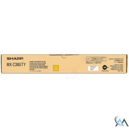 Original Sharp MXC-38GTY Toner gelb, 10.000 Seiten/6%