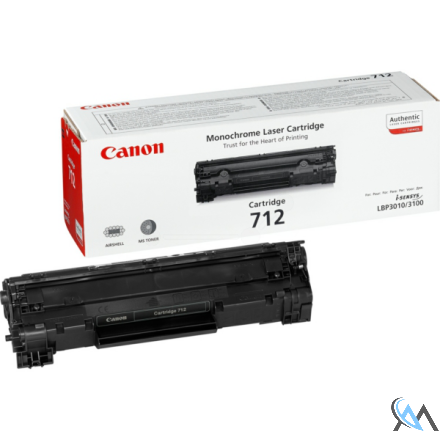 Original Canon 1870B002/712 Tonerkartusche schwarz, 1.500 Seiten/5%