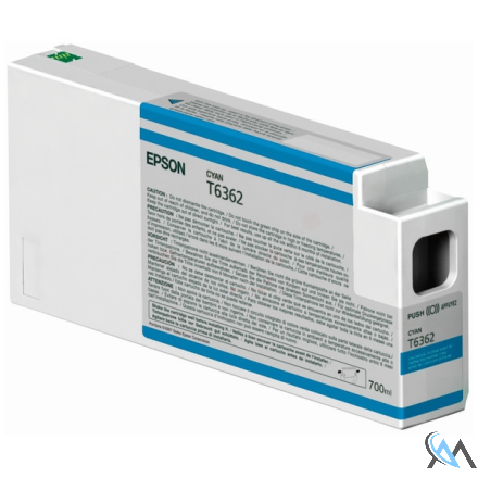 Original Epson C13T636200/T6362 Tintenpatrone cyan 700ml