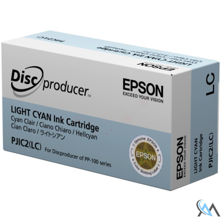 Original Epson C13S020448/PJIC2 Tintenpatrone cyan hell, 3.000 Seiten 26ml