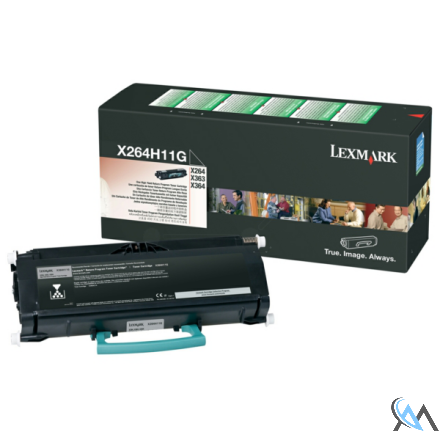 Original Lexmark X264H11G Toner-Kit return program, 9.000 Seiten ISO/IEC 19752