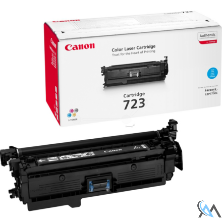 Original Canon 2643B002/723C Tonerkartusche cyan, 8.500 Seiten ISO/IEC 19798