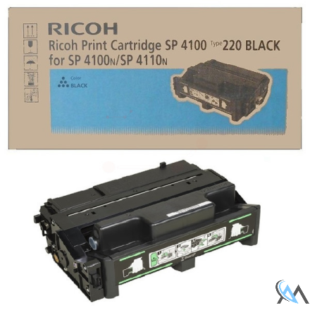 Original Ricoh 402810/TYPE 220A Tonerkartusche schwarz 15.000 Seiten