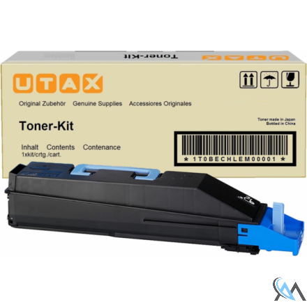 Original Utax 654010011 Toner cyan, 18.000 Seiten