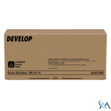 Original Develop A0XV1RD/DR-311K Drum Kit schwarz, 120.000 Seiten