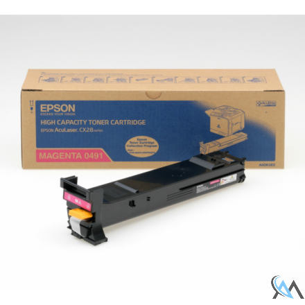 Original Epson C13S050491/0491 Toner magenta, 8.000 Seiten/5%