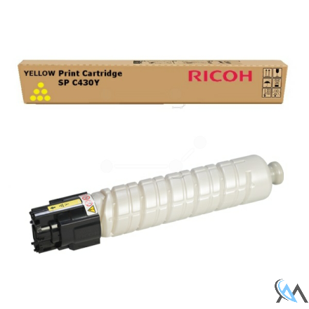 Original Ricoh 821075/SPC430E Toner gelb, 24.000 Seiten ISO/IEC 19798