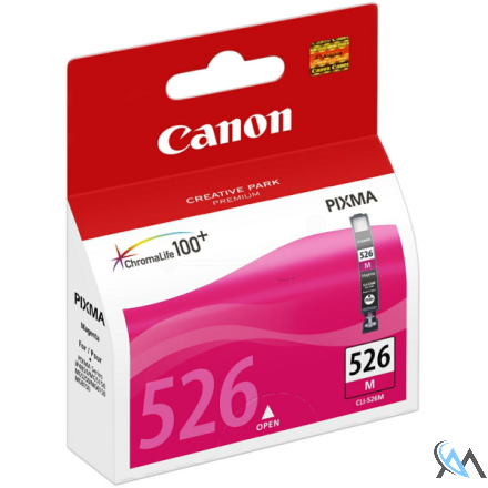 Original Canon 4542B001/CLI-526M Tintenpatrone magenta, 520 Seiten ISO/IEC 24711 9ml