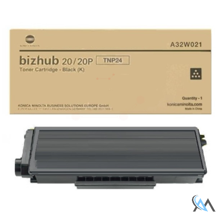 Original Konica Minolta A32W021/TNP-24 Toner-Kit, 8.000 Seiten/5%