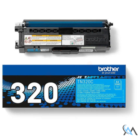 Original Brother TN-320C Toner cyan, 1.500 Seiten ISO/IEC 19798