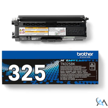 Original Brother TN-325BK Toner schwarz High-Capacity, 4.000 Seiten ISO/IEC 19798