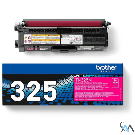 Original Brother TN-325M Toner magenta High-Capacity, 3.500 Seiten ISO/IEC 19798