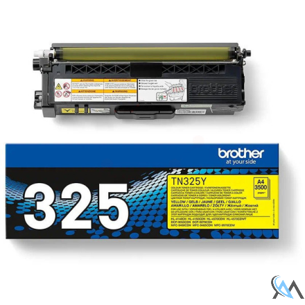 Original Brother TN-325Y Toner gelb High-Capacity, 3.500 Seiten ISO/IEC 19798