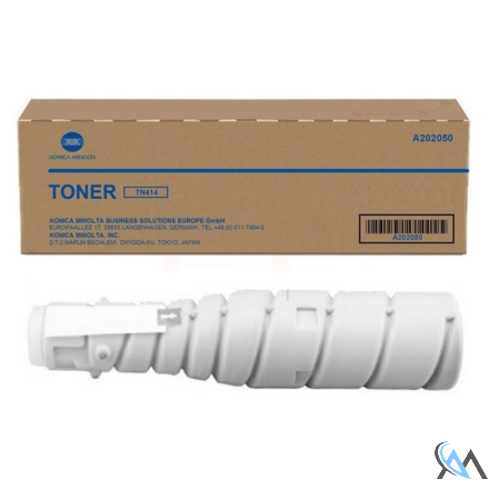 Original Konica Minolta A202050/TN-414 Toner schwarz, 25.000 Seiten