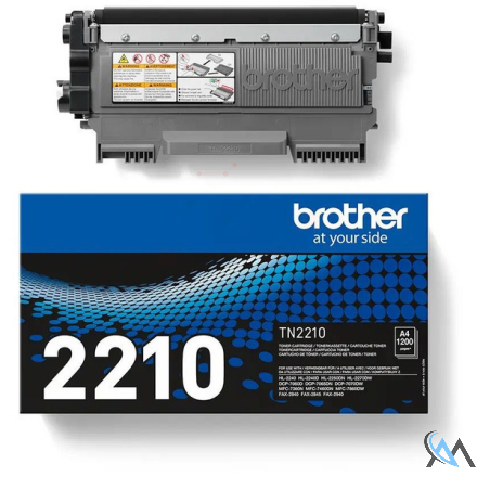 Original Brother TN-2210 Toner-Kit, 1.200 Seiten ISO/IEC 19752