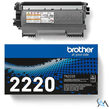 Original Brother TN-2220 Toner-Kit, 2.600 Seiten ISO/IEC 19752