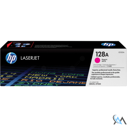 Original HP CE323A/128A Toner magenta, 1.300 Seiten ISO/IEC 19798