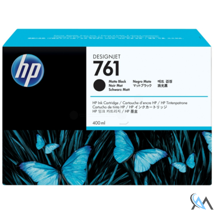 Original HP CM991A/761 Tintenpatrone schwarz matt 400ml