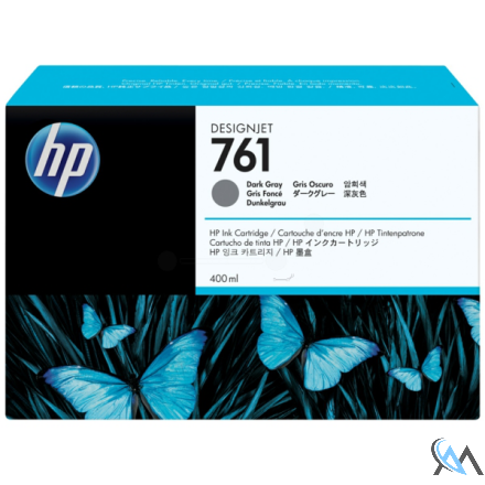 Original HP CM996A/761 Tintenpatrone grau dunkel 400ml