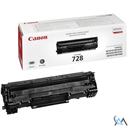 Original Canon 3500B002/728 Tonerkartusche schwarz, 2.100 Seiten ISO/IEC 19752