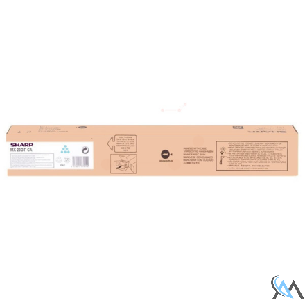 Original Sharp MX-23GTCA Toner cyan, 10.000 Seiten ISO/IEC 19752