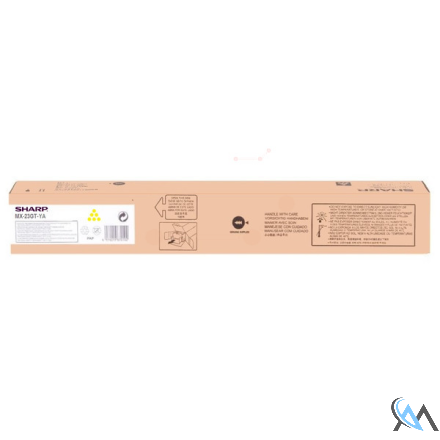 Original Sharp MX-23GTYA Toner gelb, 10.000 Seiten ISO/IEC 19752