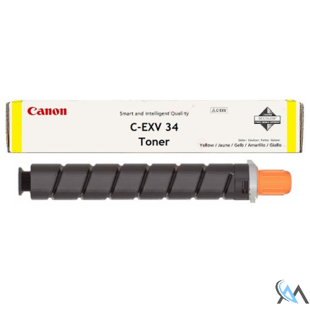 Original Canon 3785B002/C-EXV34 Toner gelb, 19.000 Seiten