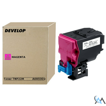 Original Develop A0X53D2/TNP-22M Toner magenta, 6.000 Seiten/5%