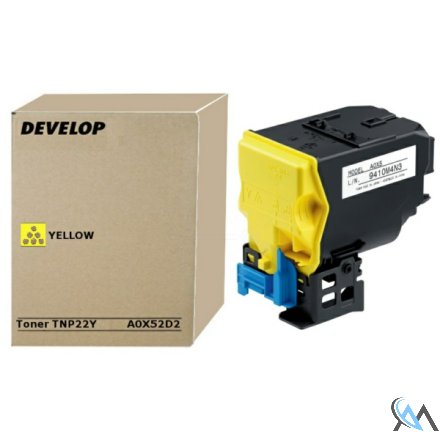 Original Develop A0X52D2/TNP-22Y Toner gelb, 6.000 Seiten/5%