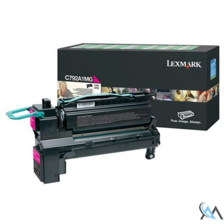 Original Lexmark C792A1MG Tonerkartusche magenta return program, 6.000 Seiten ISO/IEC 19798